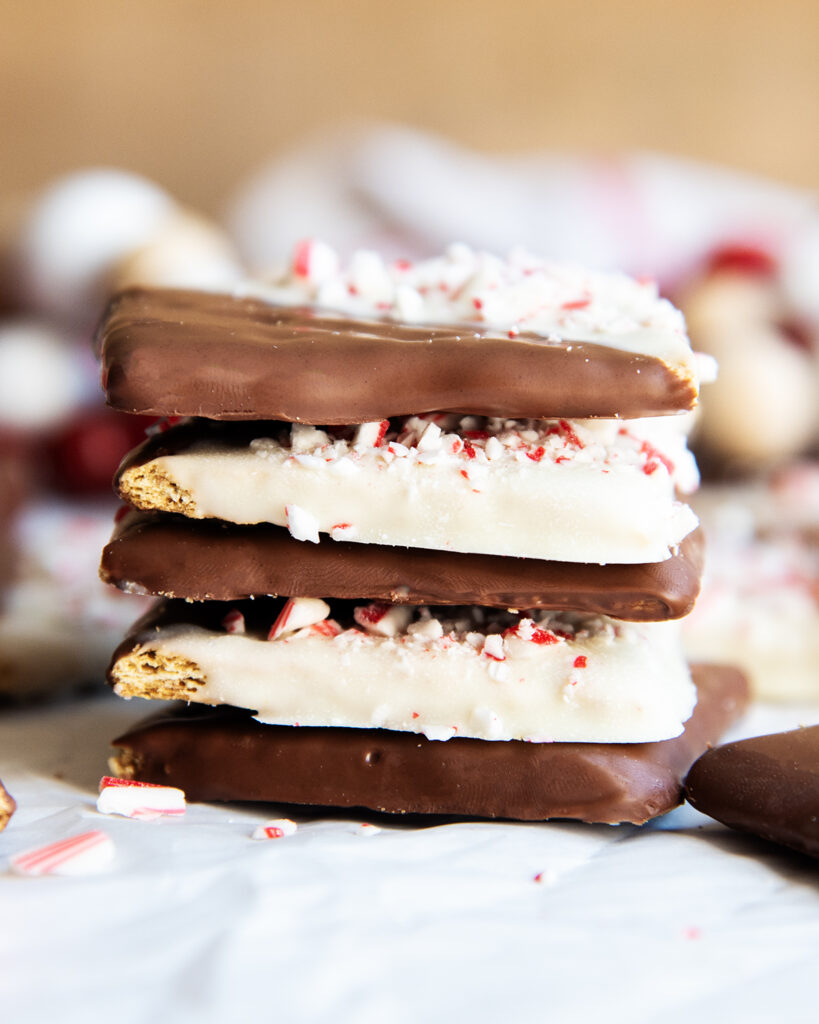 Peppermint Bark Graham Crackers Best Christmas Desserts