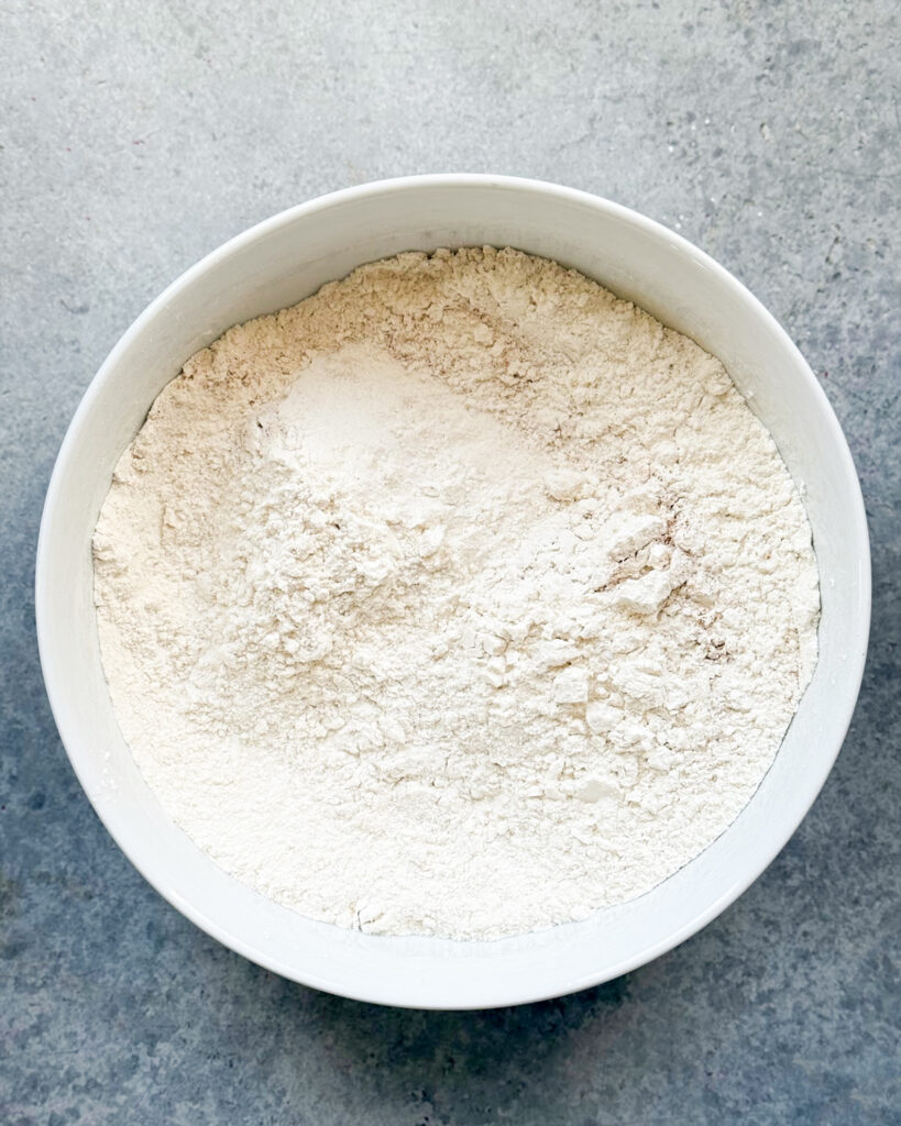 A bowl of flour.