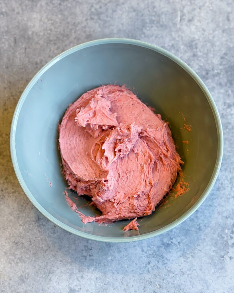 White Buttercream Candy filling in a bowl.